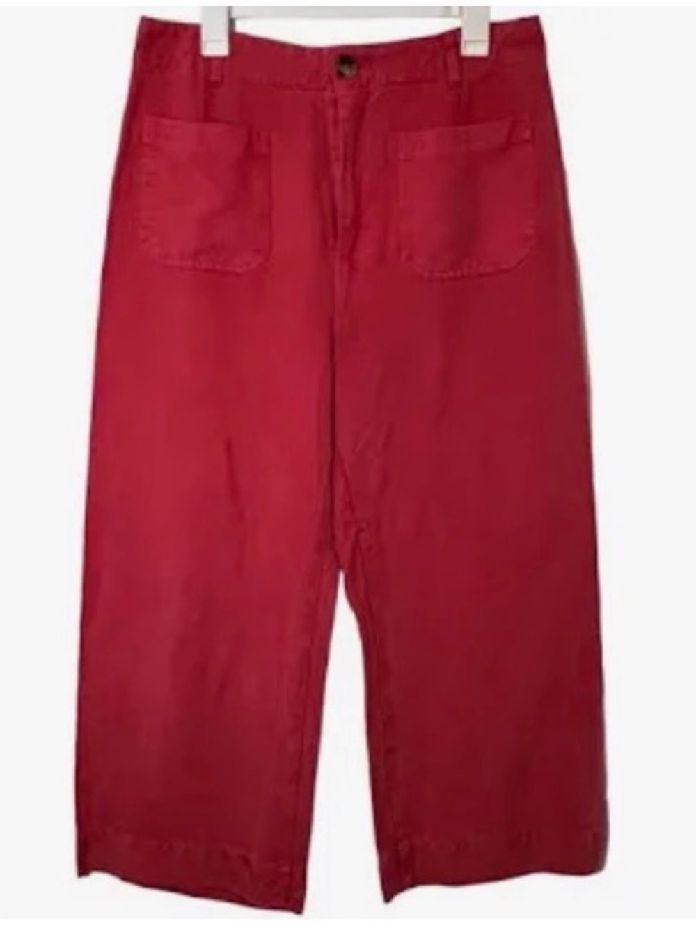Boho High-Rise Wide Leg Crop Pants